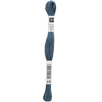Sticktwist Mouliné (8 lfm) - rauchblau - 131 - Rico Design