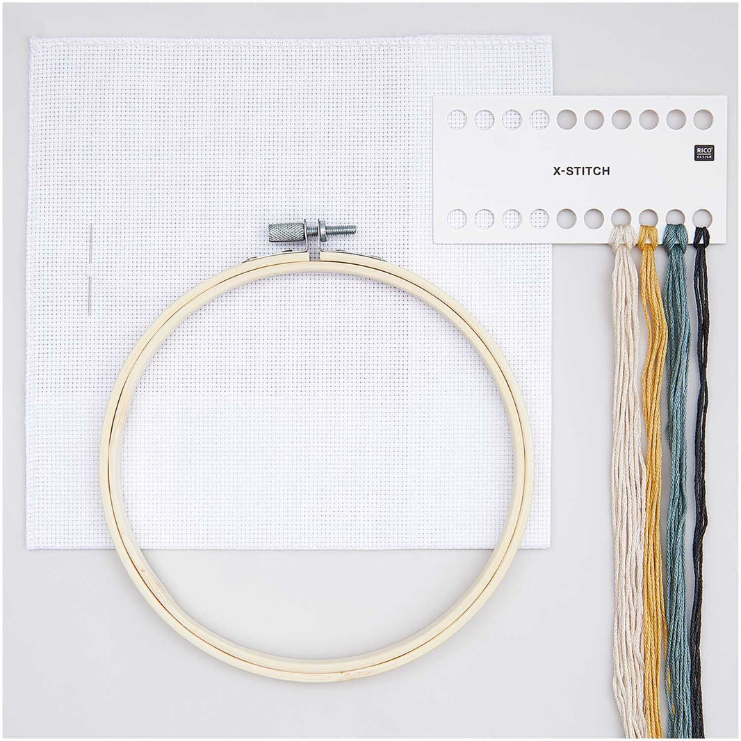 Stickset - Leuchtturm - Kreuzstich - 15cm - Rico Design