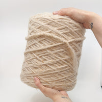 gerettete Wolle hellbraun 2kg