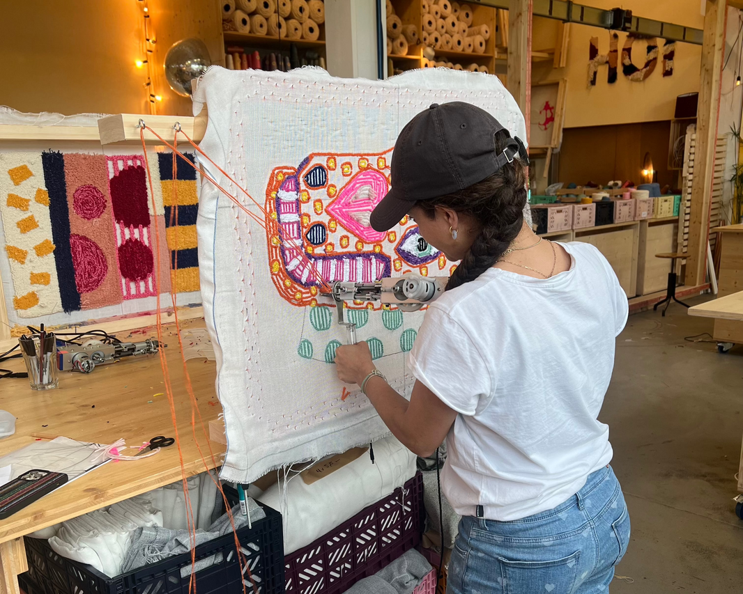 Online Tuftingworkshop für Anfänger*innen