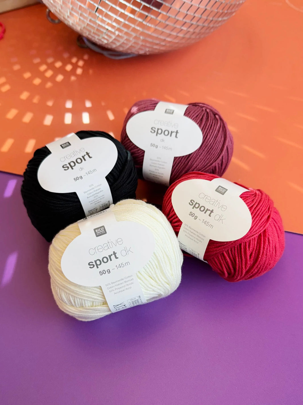 Garn - DK - Creative Sport - 50g - Baumwolle/Acryl - Rico Design