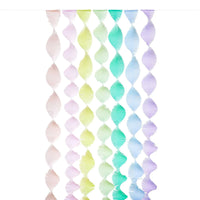 Crepe Paper Garland - Pastell Mix - 3m - Rico Design