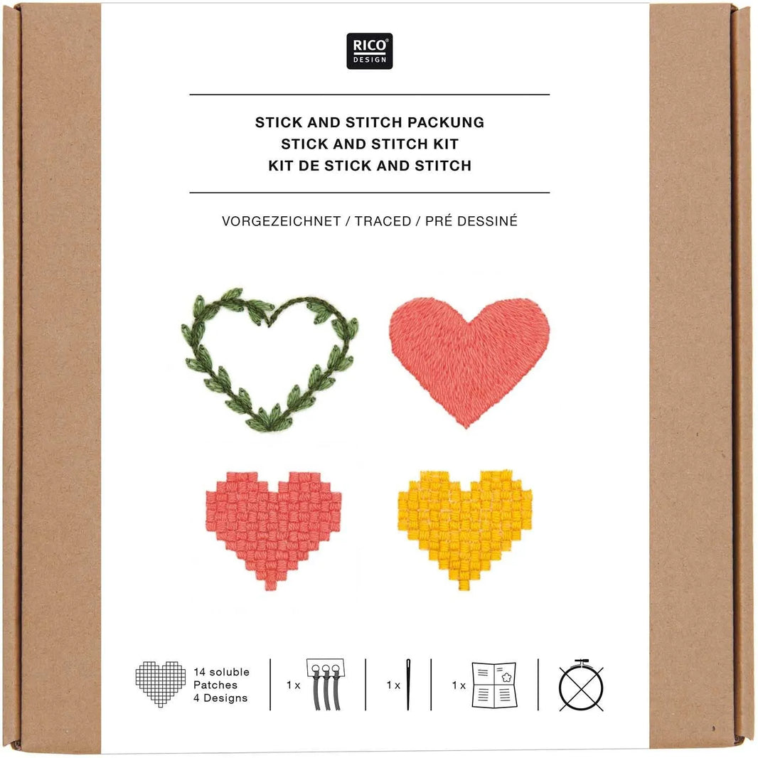 Stickset - Hearts- Futschikato - Rico Design