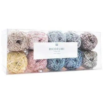 Baumwollgarn - 25g - Set of 10 -  DK - Creative Ricorumi Spray- Rico Design
