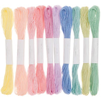 Embroidery Thread Set – Ice Cream - 10 pcs - Rico Design