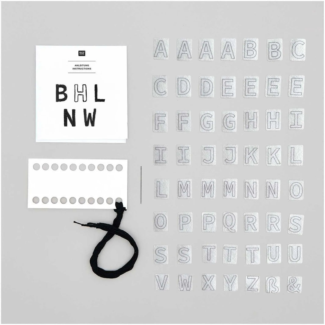 Stickset - Letters - Futschikato - Rico Design