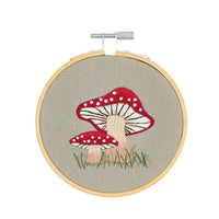 Embroidery Set - small Mushroom - Traced - Rico Design