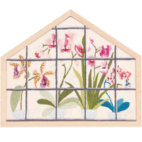 Embroidery Kit, Orchideen, small, Rico - Tuftinglove