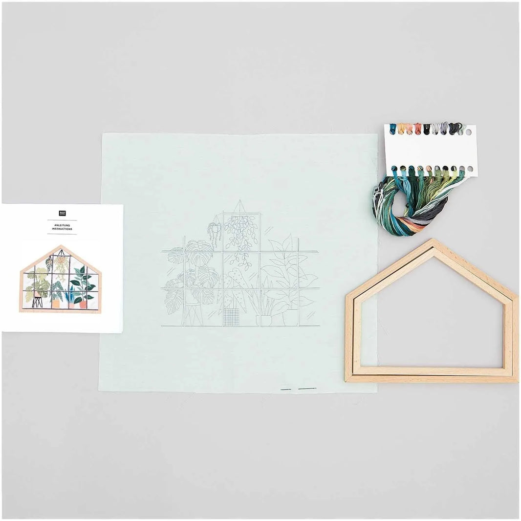 Embroidery Set, Urban Jungle, small, Rico - Tuftinglove