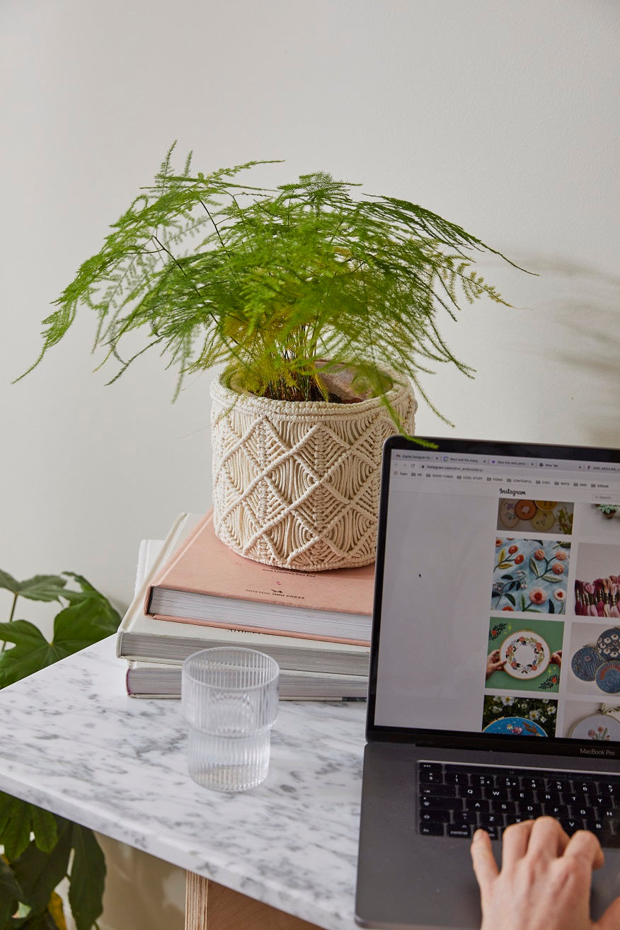 Makramee-Set - Topf Abdeckung Boho - DMC Gift of Stitch