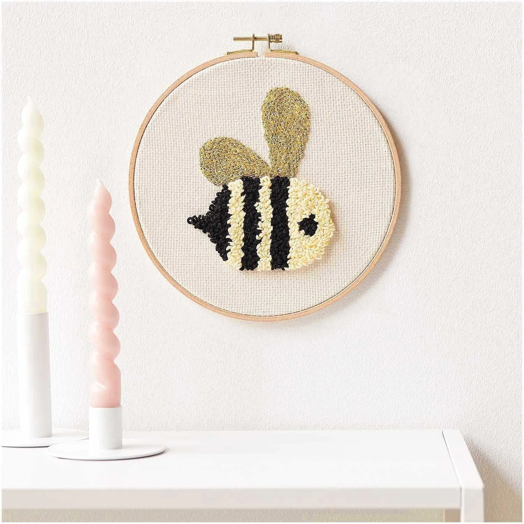Punch Needle Kit, Bee, Rico - Tuftinglove
