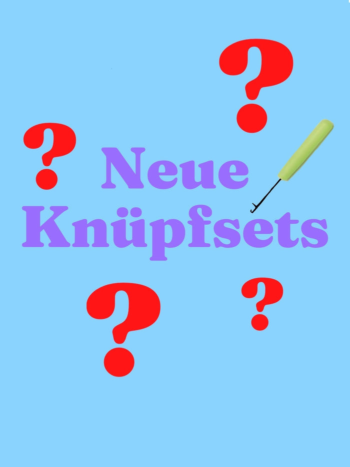 Our new latch hooking sets from Rico for your sofa, wall and children's room