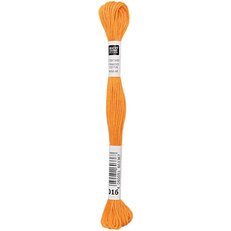 Stranded Cotton Mouliné (8m) - Orange - 016 - Rico Design