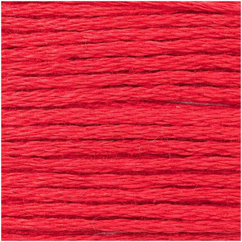 Stranded Cotton Mouliné (8m) - Brillantrot - 031 - Rico Design