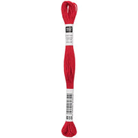 Sticktwist Mouliné (8 lfm) - brillantrot - 031 - Rico Design