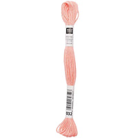 Sticktwist Mouliné (8 lfm) - lachsrot - 032 - Rico Design