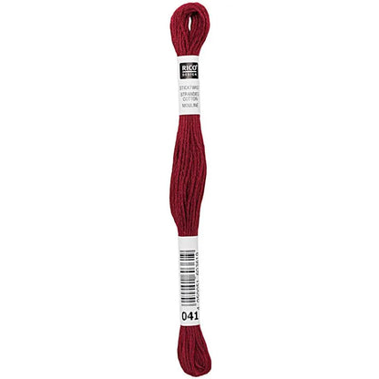 Stranded Cotton Mouliné (8m) - Rot - 041 - Rico Design