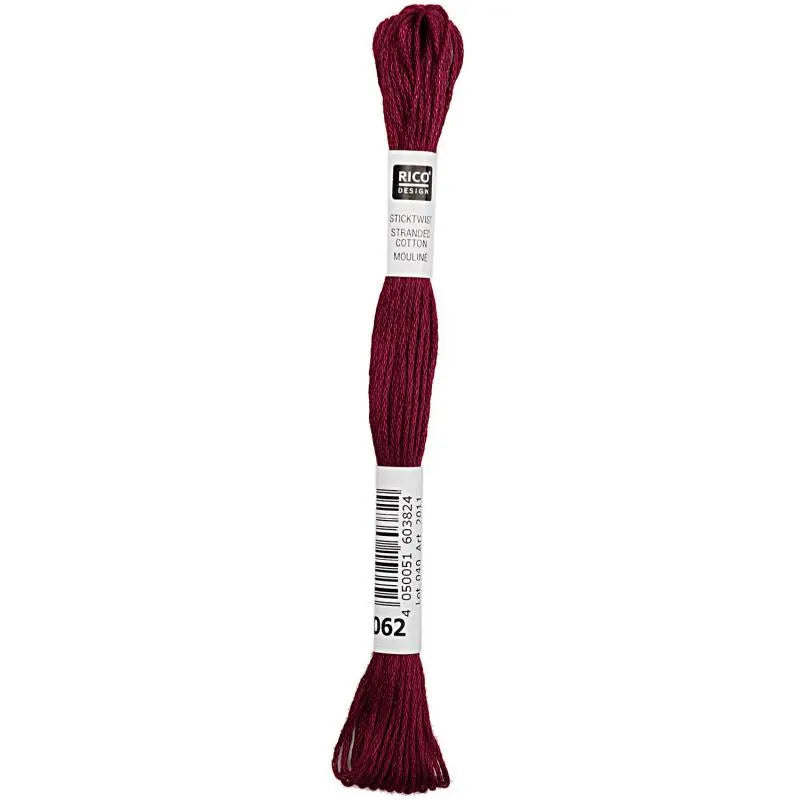 Sticktwist Mouliné (8 lfm) - fuchsia - 062 - Rico Design