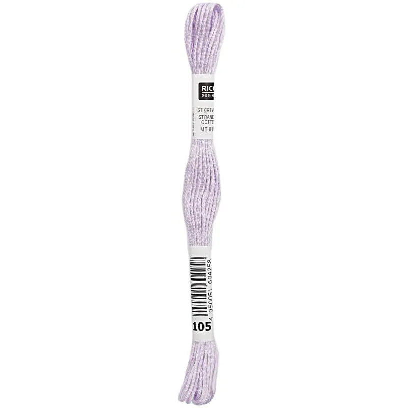 Stranded Cotton Mouliné (8m) - Helllila - 105 - Rico Design
