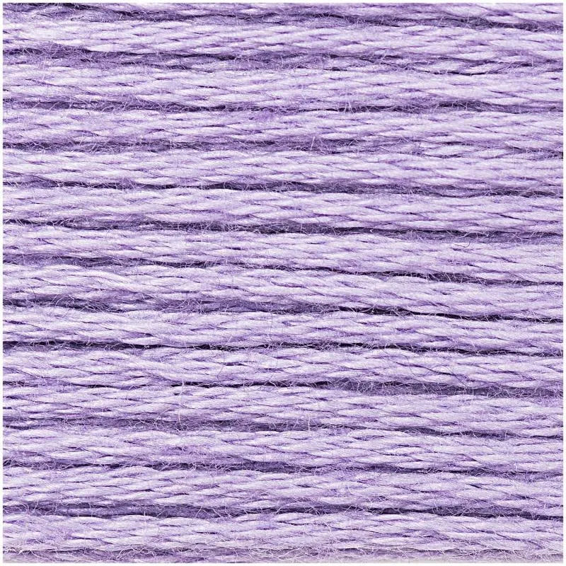 Stranded Cotton Mouliné (8m) - Helllila - 107 - Rico Design