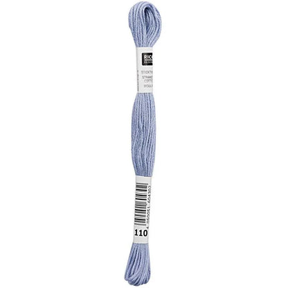 Stranded Cotton Mouliné (8m) - Lavendel - 110 - Rico Design