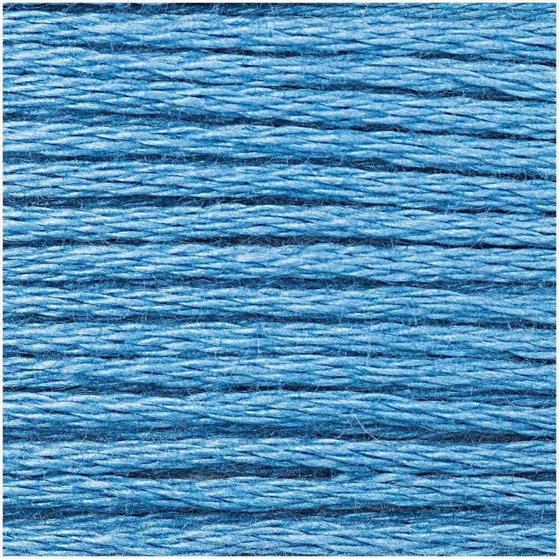 Stranded Cotton Mouliné (8m) - Blau - 123 - Rico Design