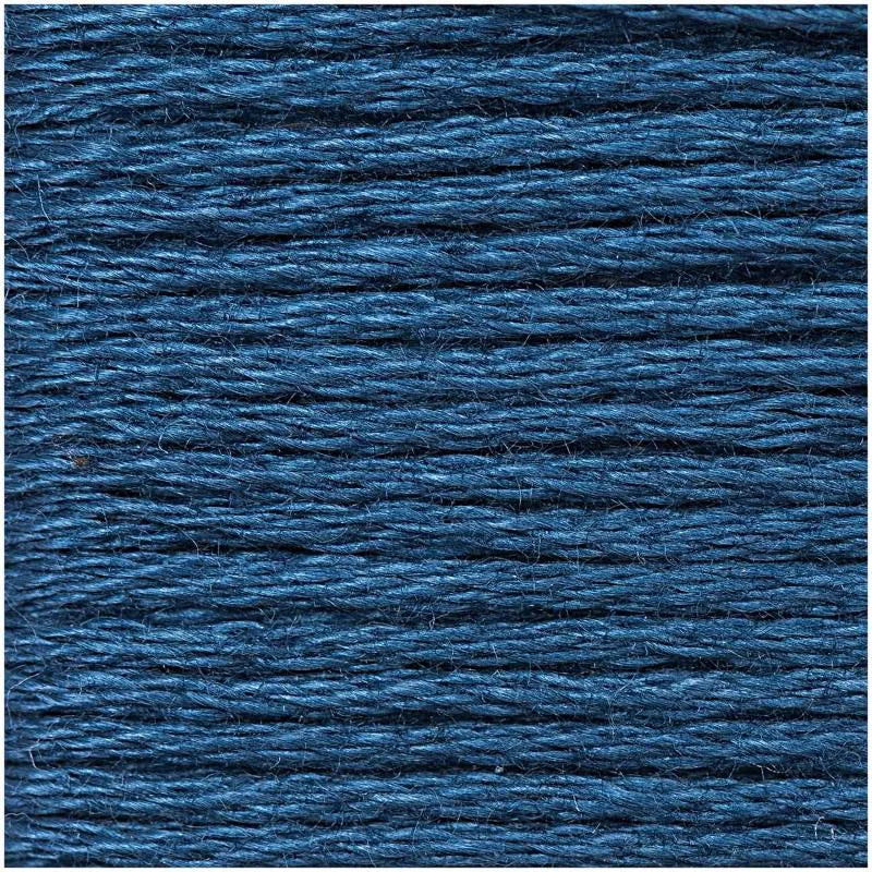 Stranded Cotton Mouliné (8m) - Blau - 124 - Rico Design
