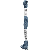 Sticktwist Mouliné (8 lfm) - eisblau - 128 - Rico Design