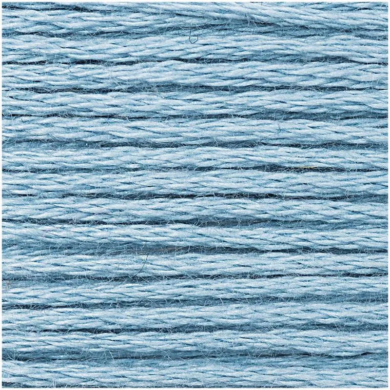 Stranded Cotton Mouliné (8m) - Rauchblau - 130 - Rico Design