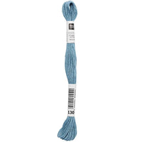 Sticktwist Mouliné (8 lfm) - rauchblau - 130 - Rico Design