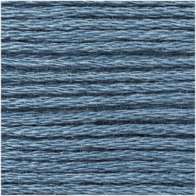 Stranded Cotton Mouliné (8m) - Rauchblau - 131 - Rico Design