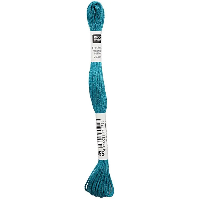 Stranded Cotton Mouliné (8m) - Mint - 155 - Rico Design