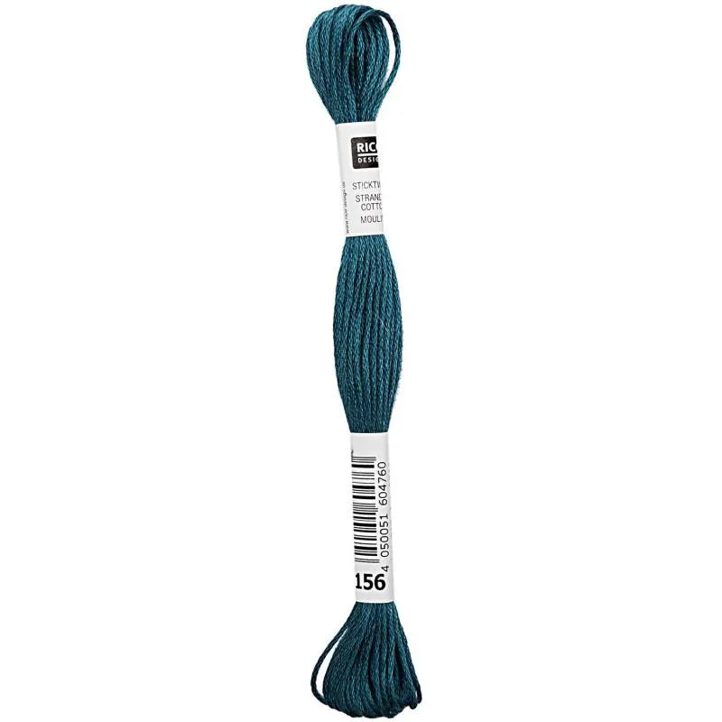 Stranded Cotton Mouliné (8m) - Mint - 156 - Rico Design