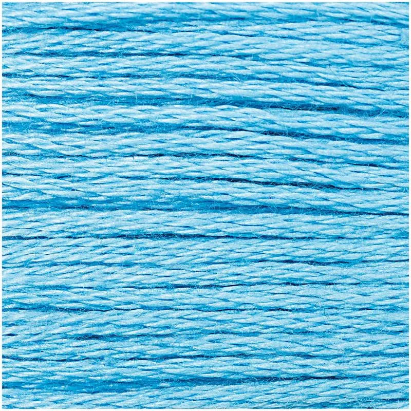 Stranded Cotton Mouliné (8m) - Cyan - 157 - Rico Design