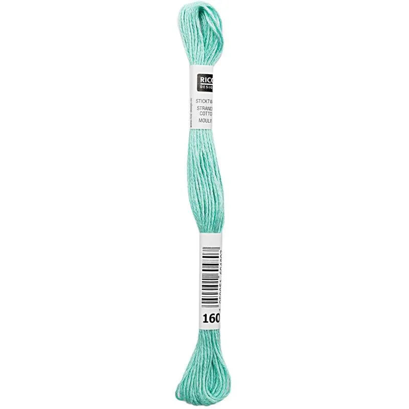 Stranded Cotton Mouliné (8m) - Saftgrün - 160 - Rico Design