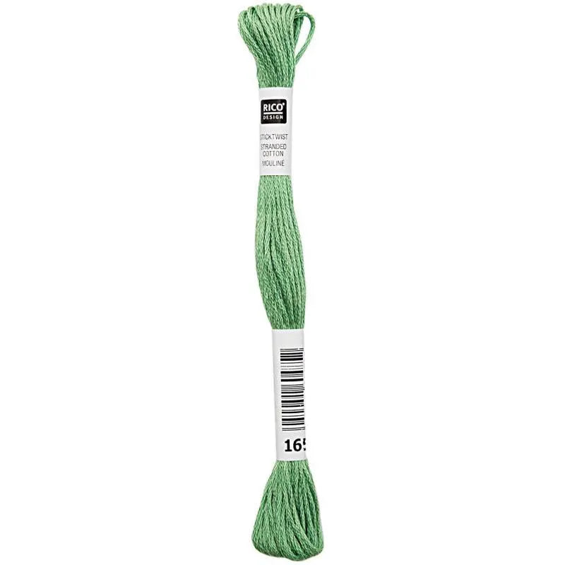 Stranded Cotton Mouliné (8m) - Blattgrün - 165 - Rico Design