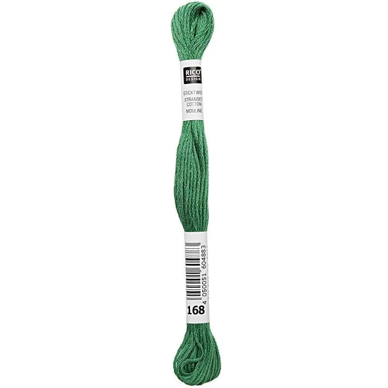 Stranded Cotton Mouliné (8m) - Seegrün - 168 - Rico Design
