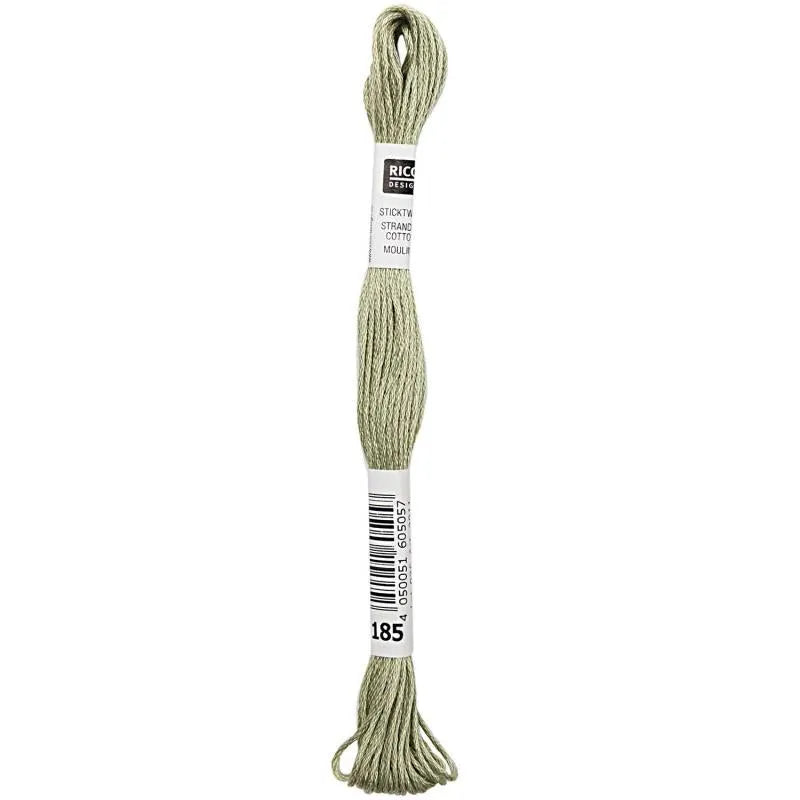 Stranded Cotton Mouliné (8m) - Khaki - 185 - Rico Design