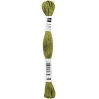 Sticktwist Mouliné (8 lfm) - grün - 201 - Rico Design
