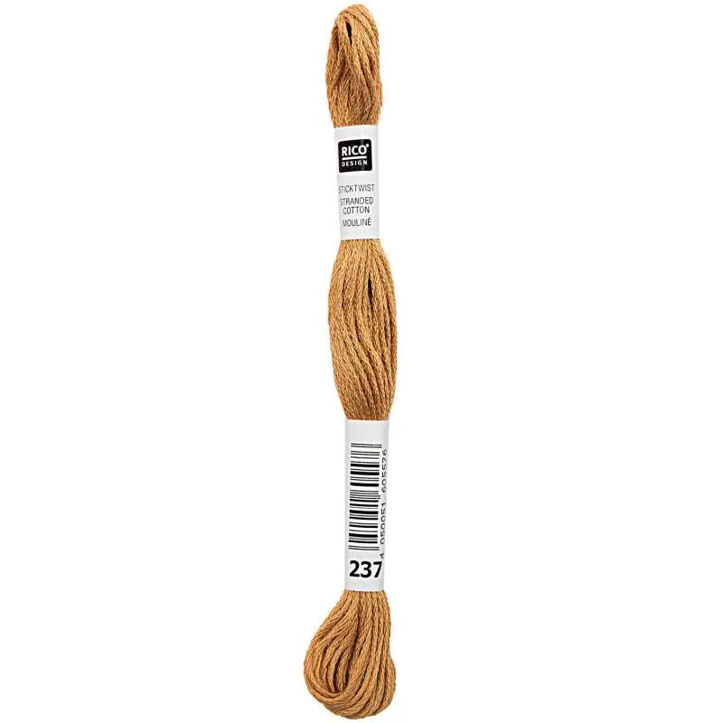 Stranded Cotton Mouliné (8m) - Senf - 237 - Rico Design