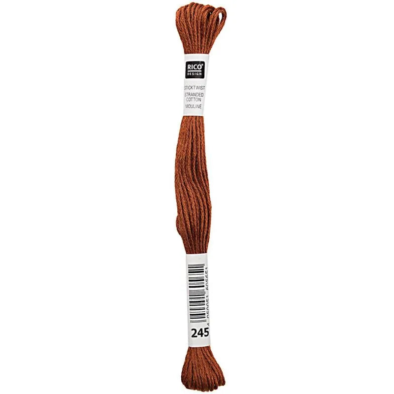 Stranded Cotton Mouliné (8m) - Rost - 245 - Rico Design