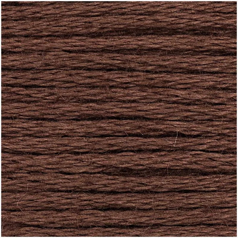 Stranded Cotton Mouliné (8m) - Rostbraun - 250 - Rico Design