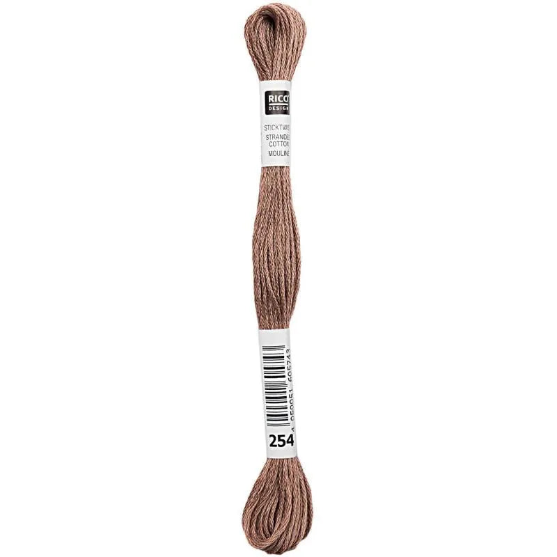 Stranded Cotton Mouliné (8m) - Rosenholz - 254 - Rico Design