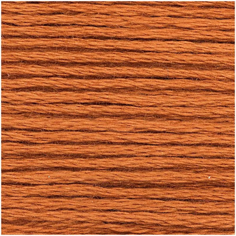 Stranded Cotton Mouliné (8m) - Rostbraun - 268 - Rico Design