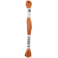 Stranded Cotton Mouliné (8m) - Rostbraun - 268 - Rico Design