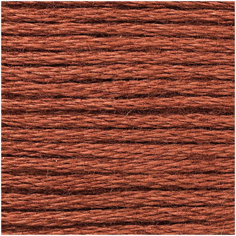 Stranded Cotton Mouliné (8m) - Rostbraun - 269 - Rico Design