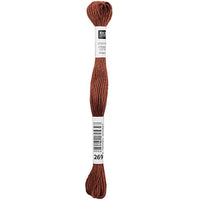 Stranded Cotton Mouliné (8m) - Rostbraun - 269 - Rico Design