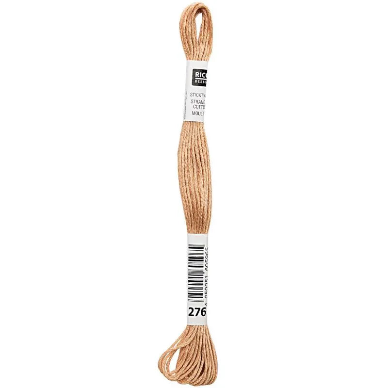 Stranded Cotton Mouliné (8m) - Braun - 276 - Rico Design