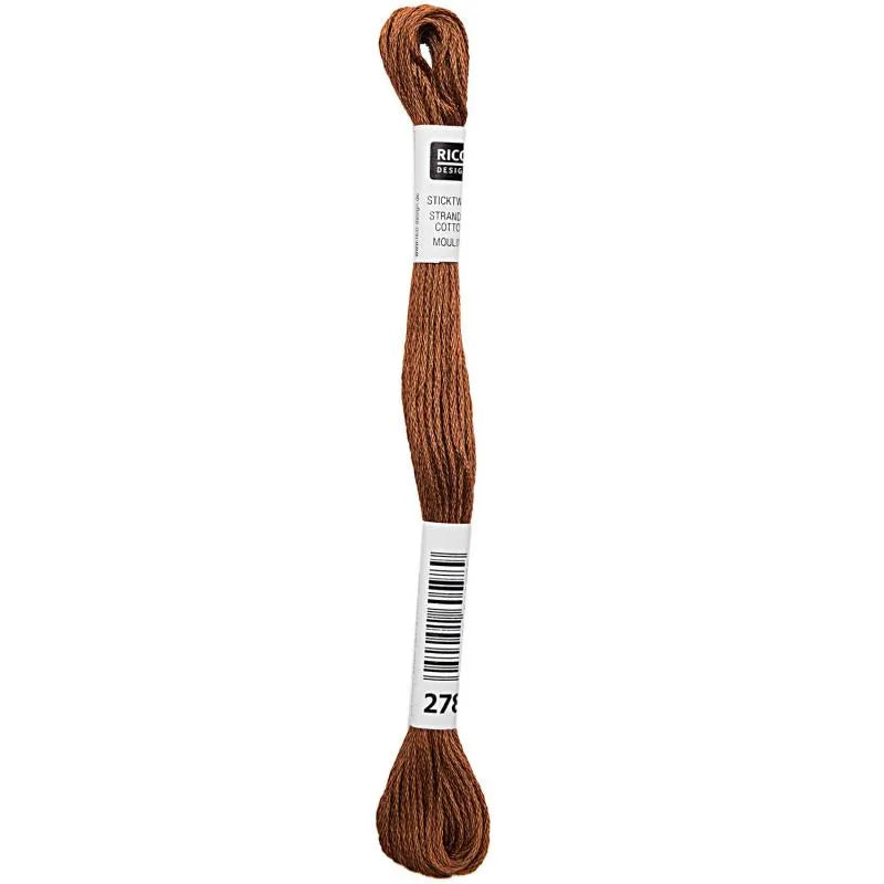 Stranded Cotton Mouliné (8m) - Braun - 278 - Rico Design