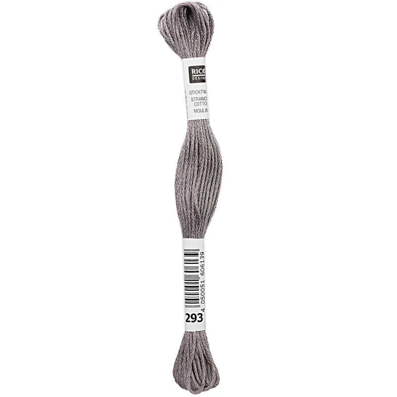 Stranded Cotton Mouliné (8m) - Dunkelgrau - 293 - Rico Design